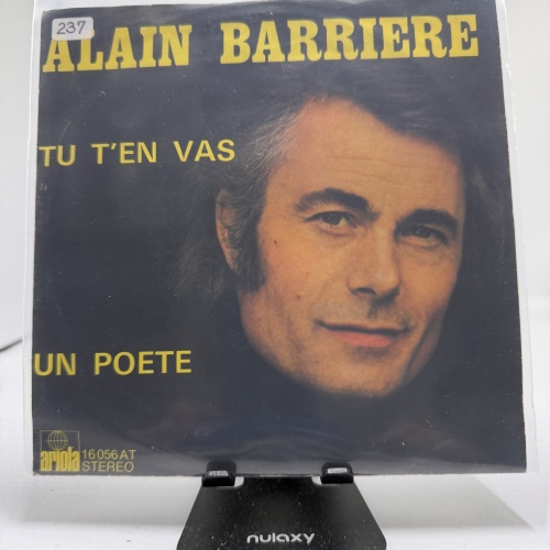 Single / Alain Barriere – Tu T'en Vas / Un Poete