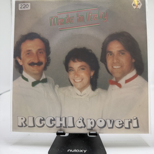 Single / Ricchi & Poveri – Made In Italy