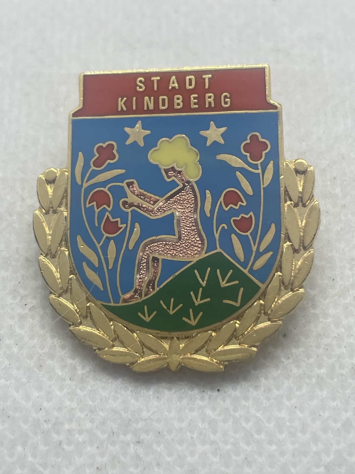 Altes Abzeichen Stadt Kindberg