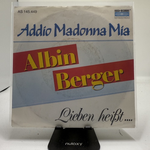 Single / Albin Berger – Addio Madonna Mia