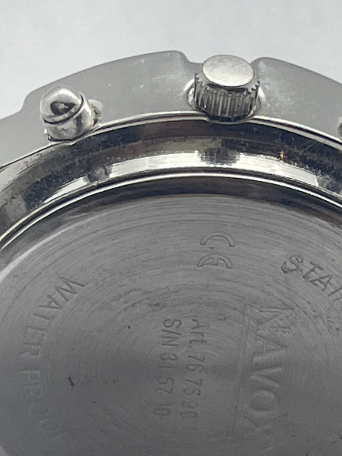 Alte Navox Chronograph Herren Armbanduhr analog und digital