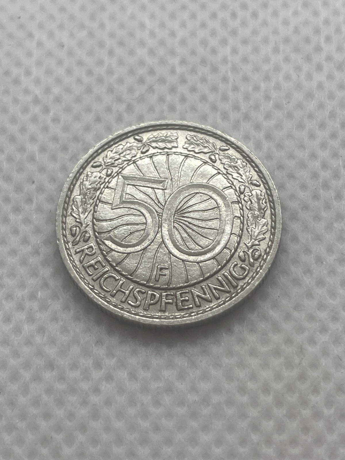 50 Reichspfennig F 1937