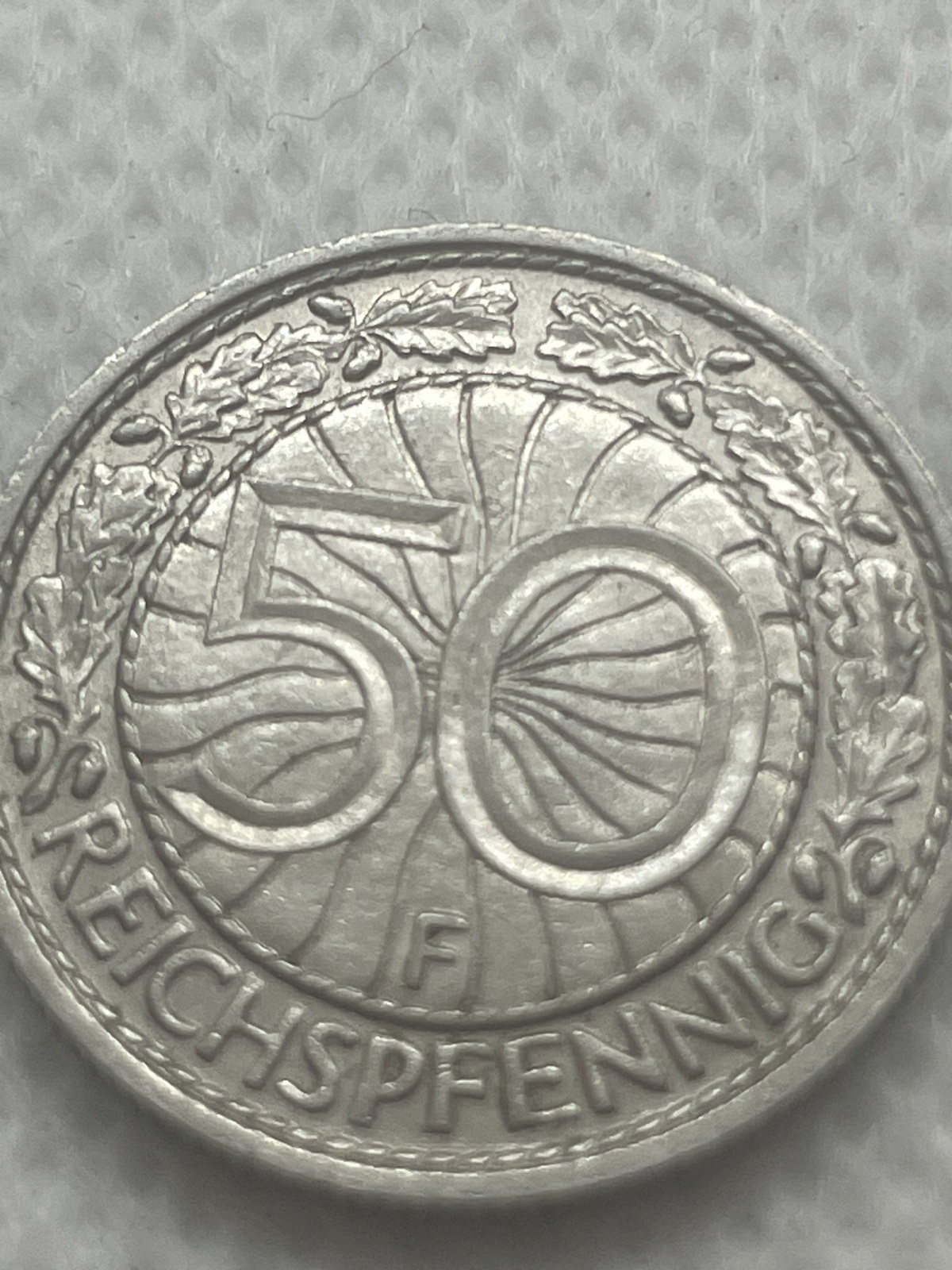 50 Reichspfennig F 1937