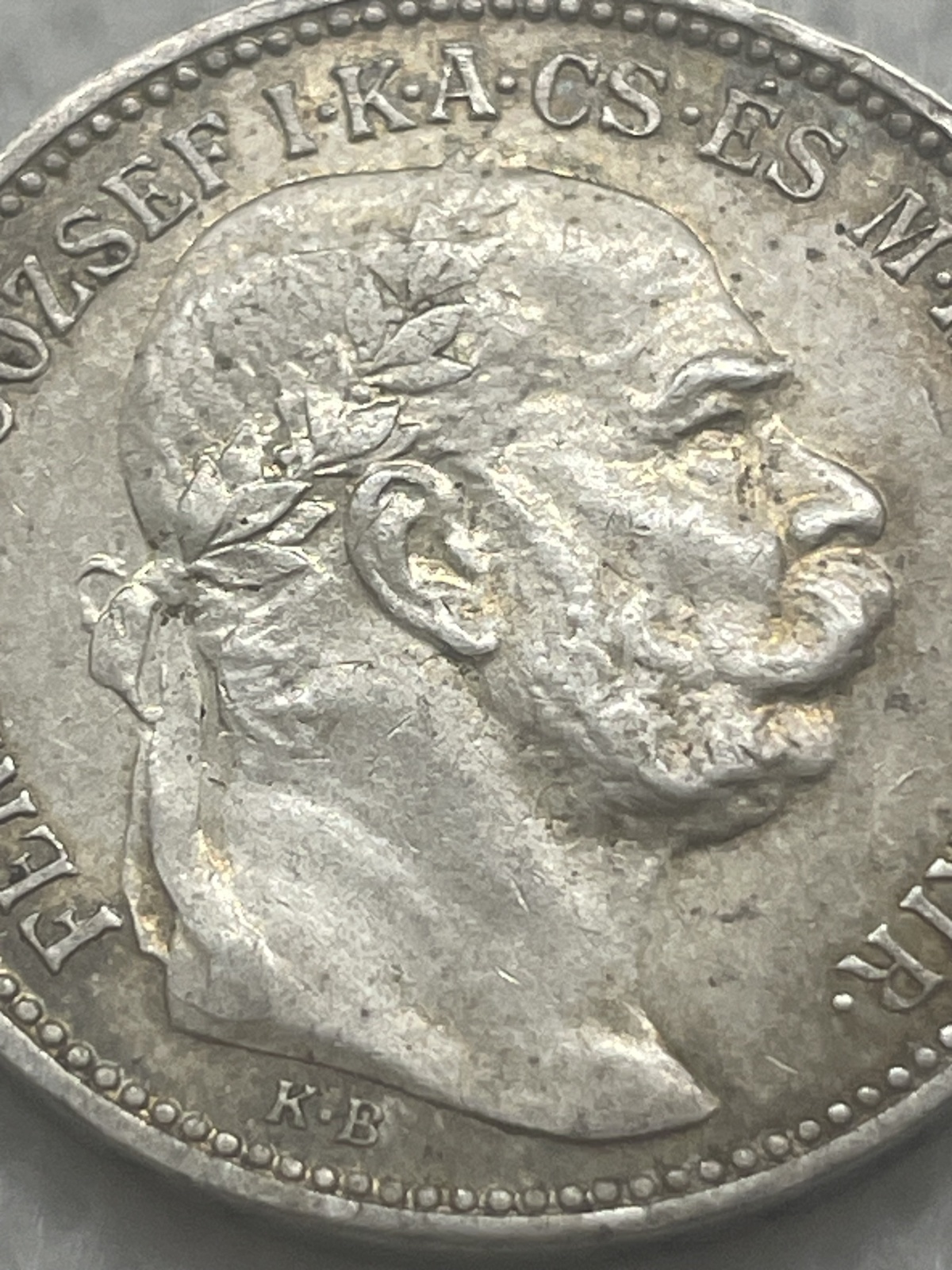 1 Korona 1915, Franz Josef I., Silber