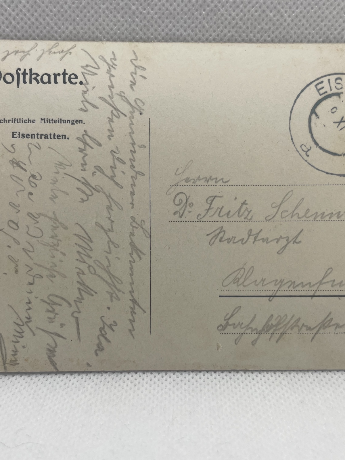 AK Postkarte Eisentratten 1907