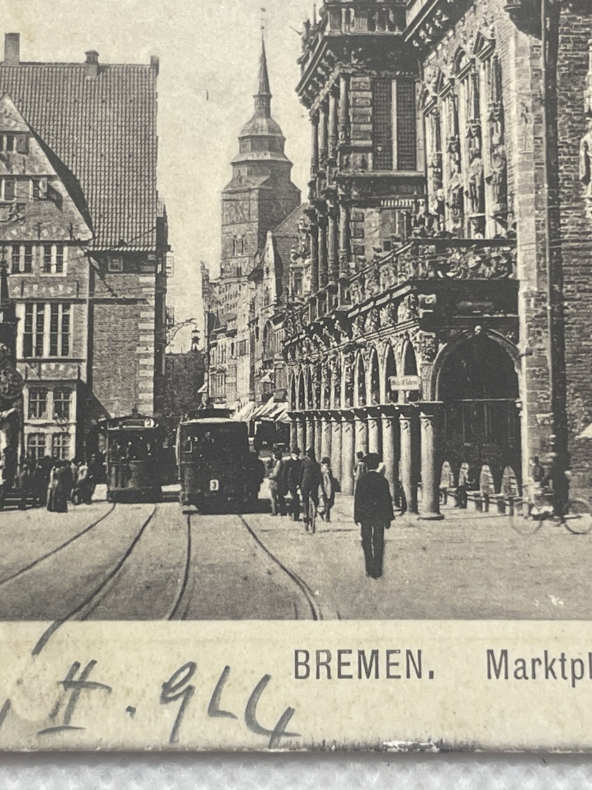 AK Bremen Marktplatz 1914