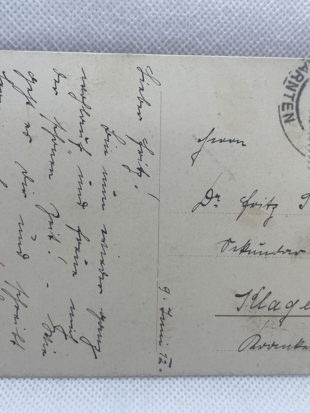 AK Wolfsberg mit Saualpe 1912