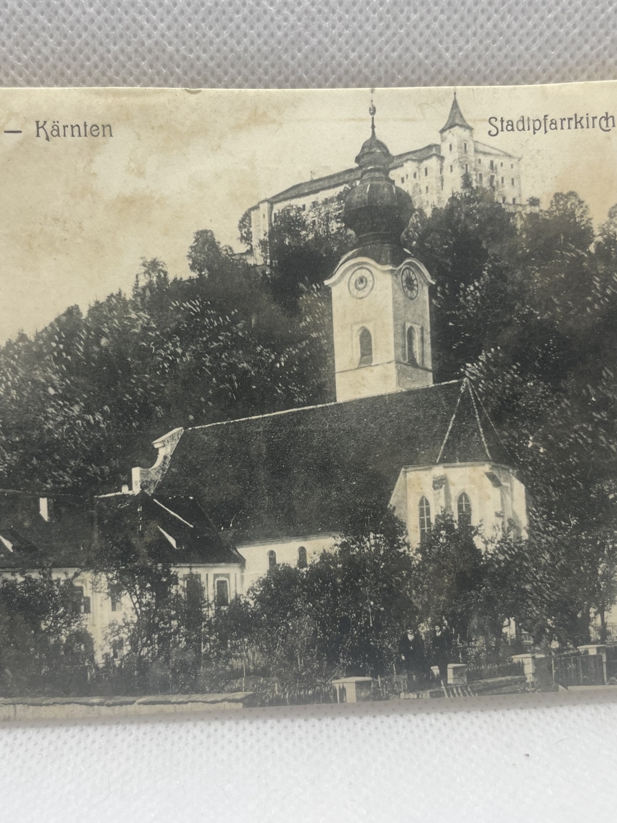 AK Strassburg Kärnten, Stadtparrkirche u. Schloss 1907