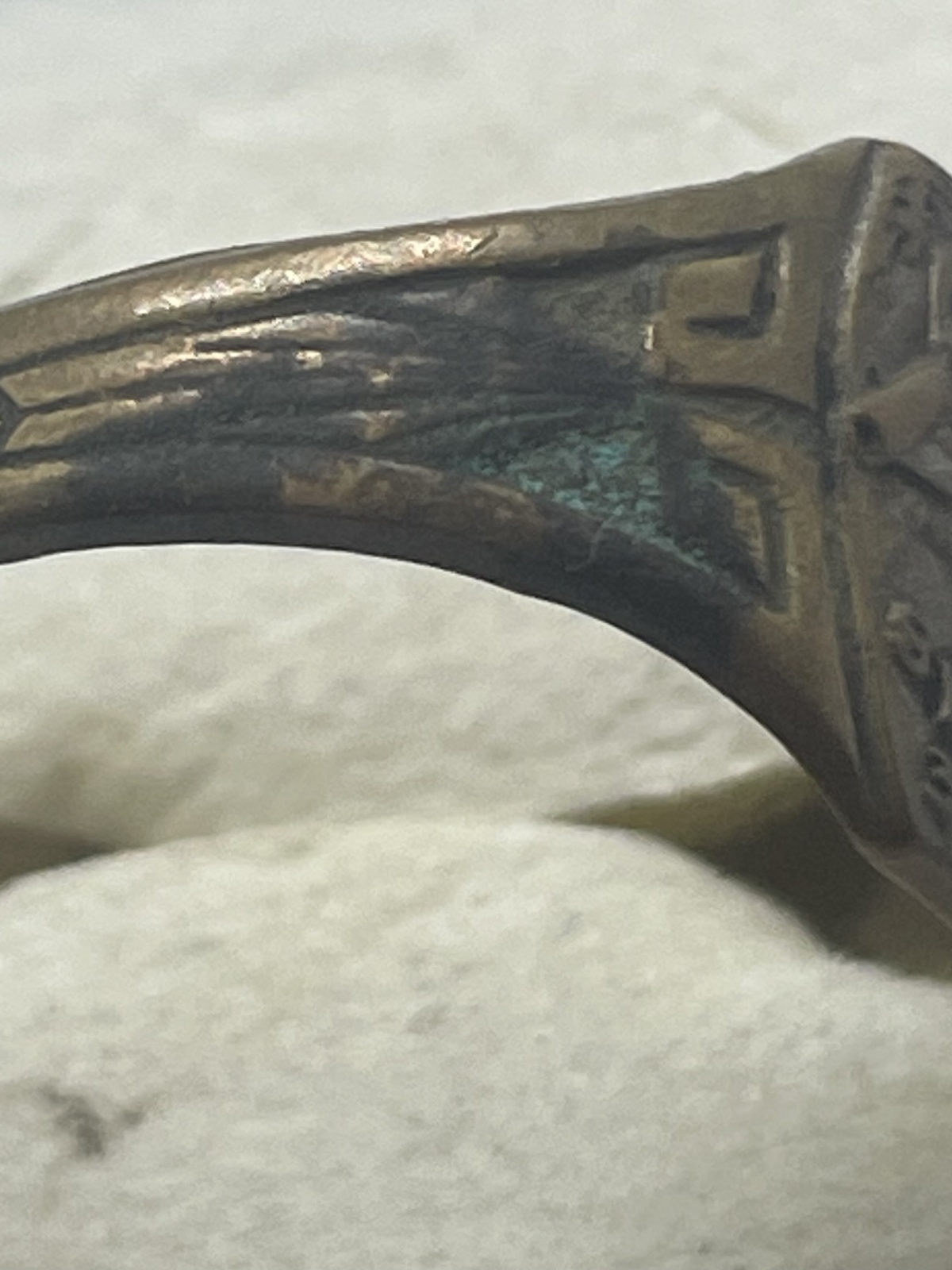 Militaria Ring Maginot Linie "On ne passe pas"