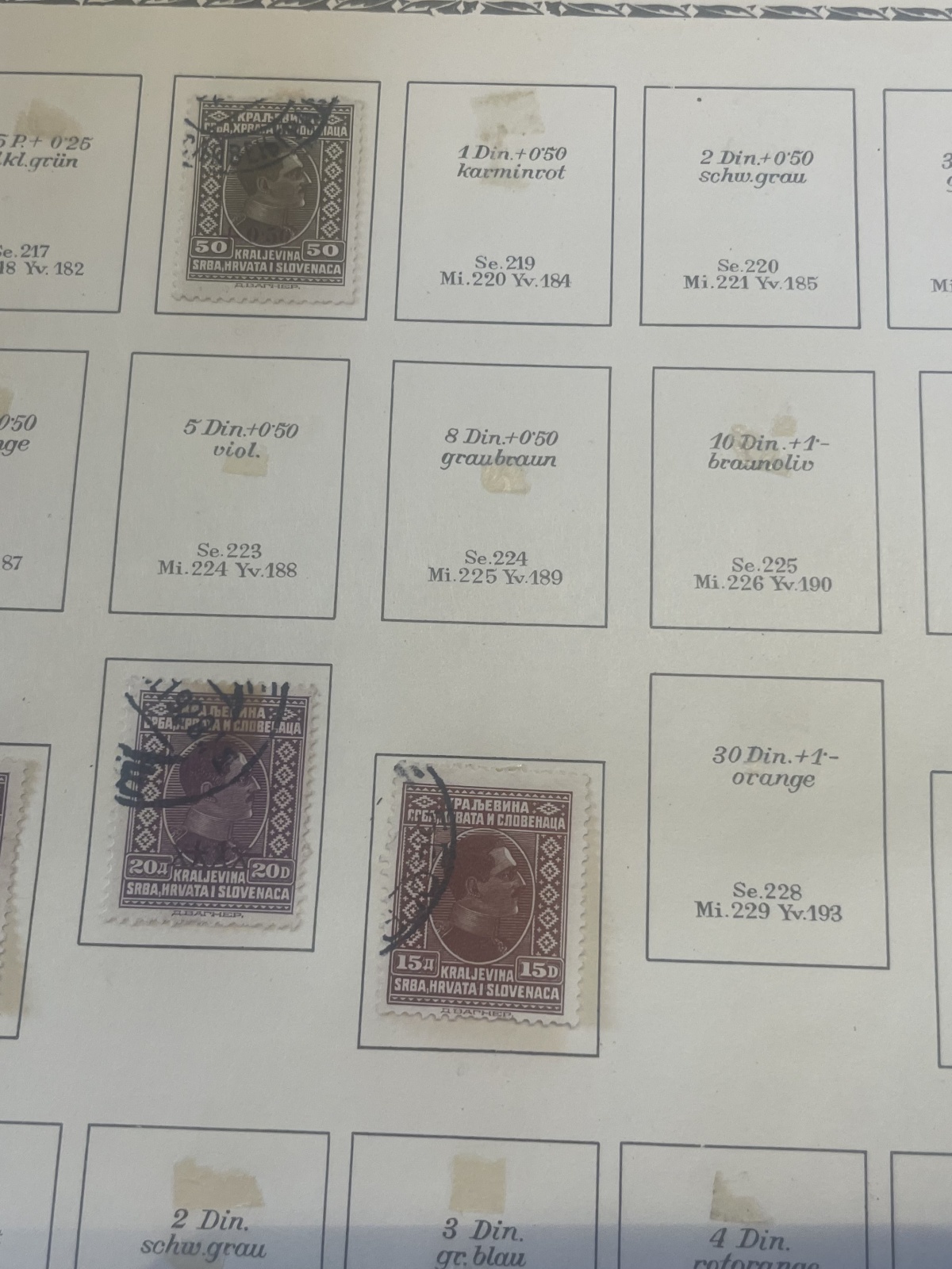 Jugoslawische Briefmarken