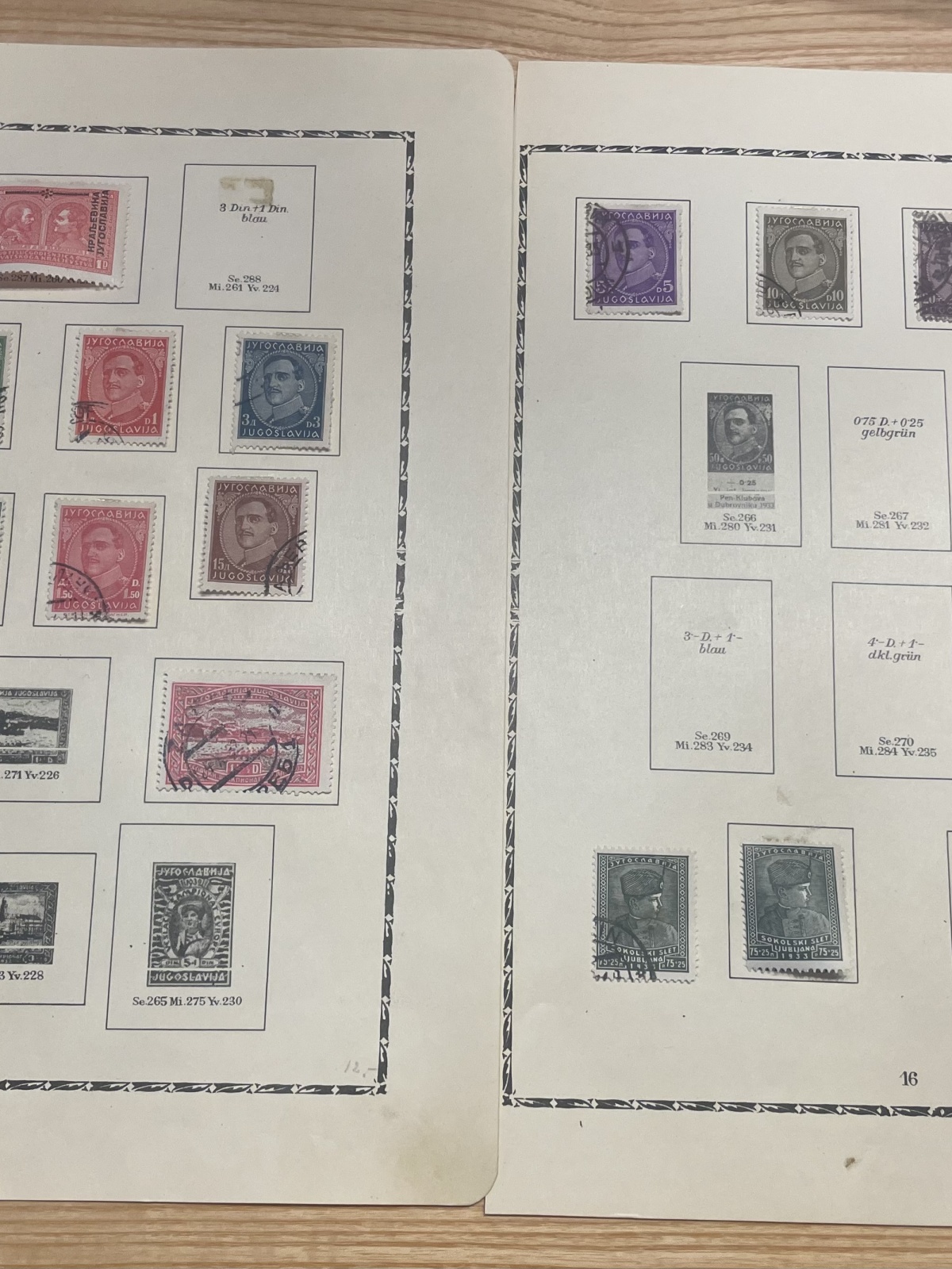 Jugoslawische Briefmarken