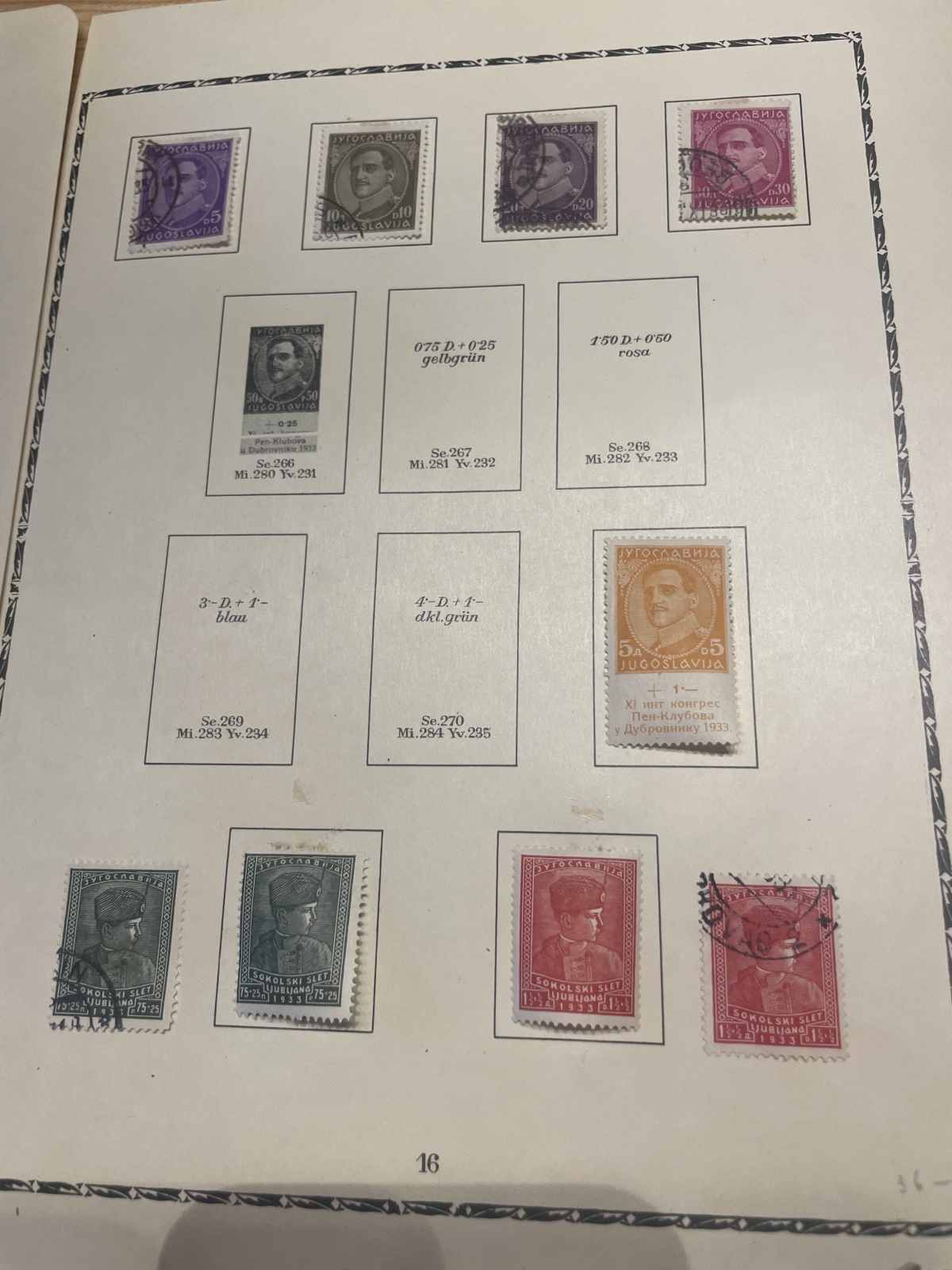 Jugoslawische Briefmarken