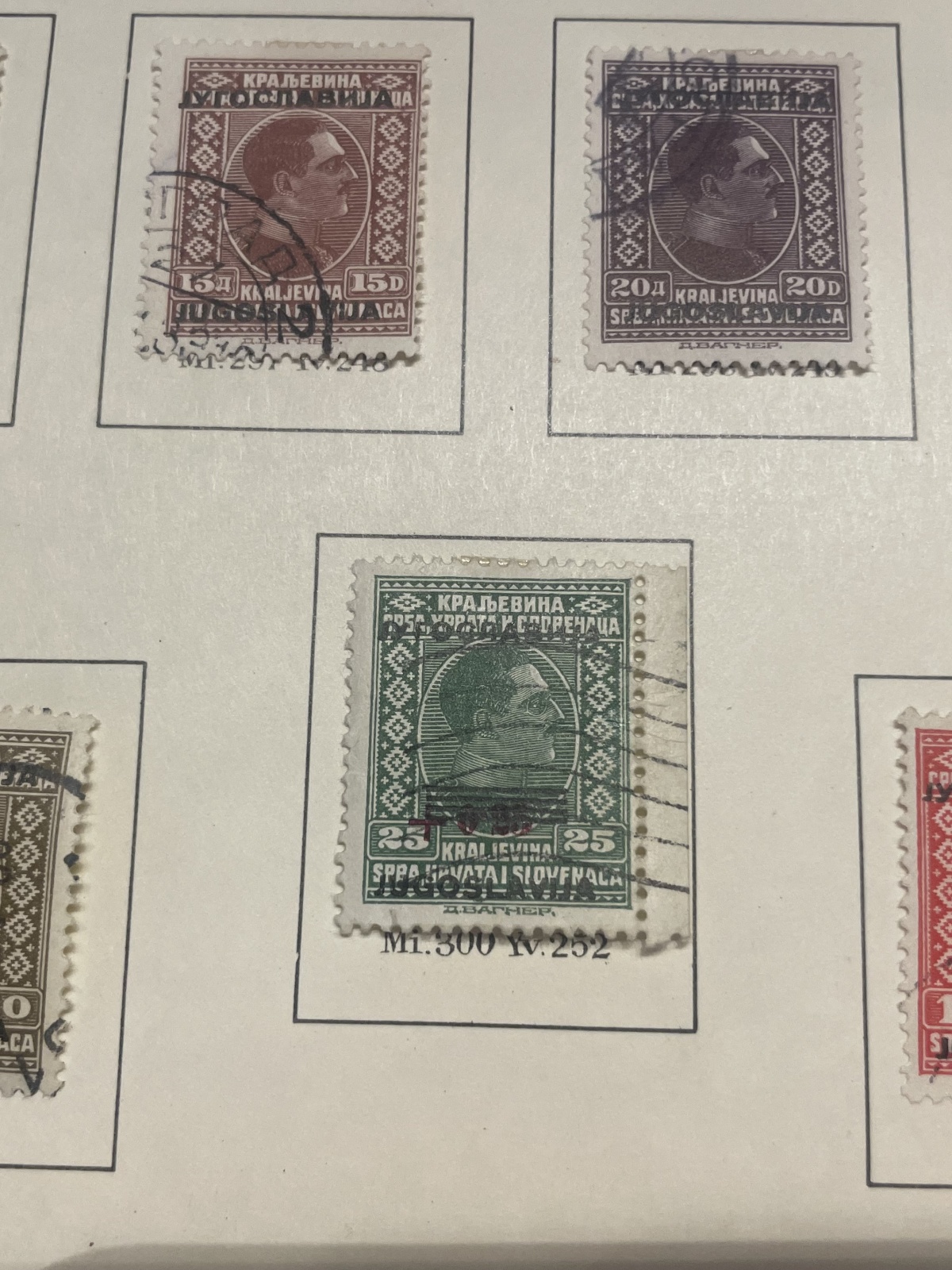 Jugoslawische Briefmarken