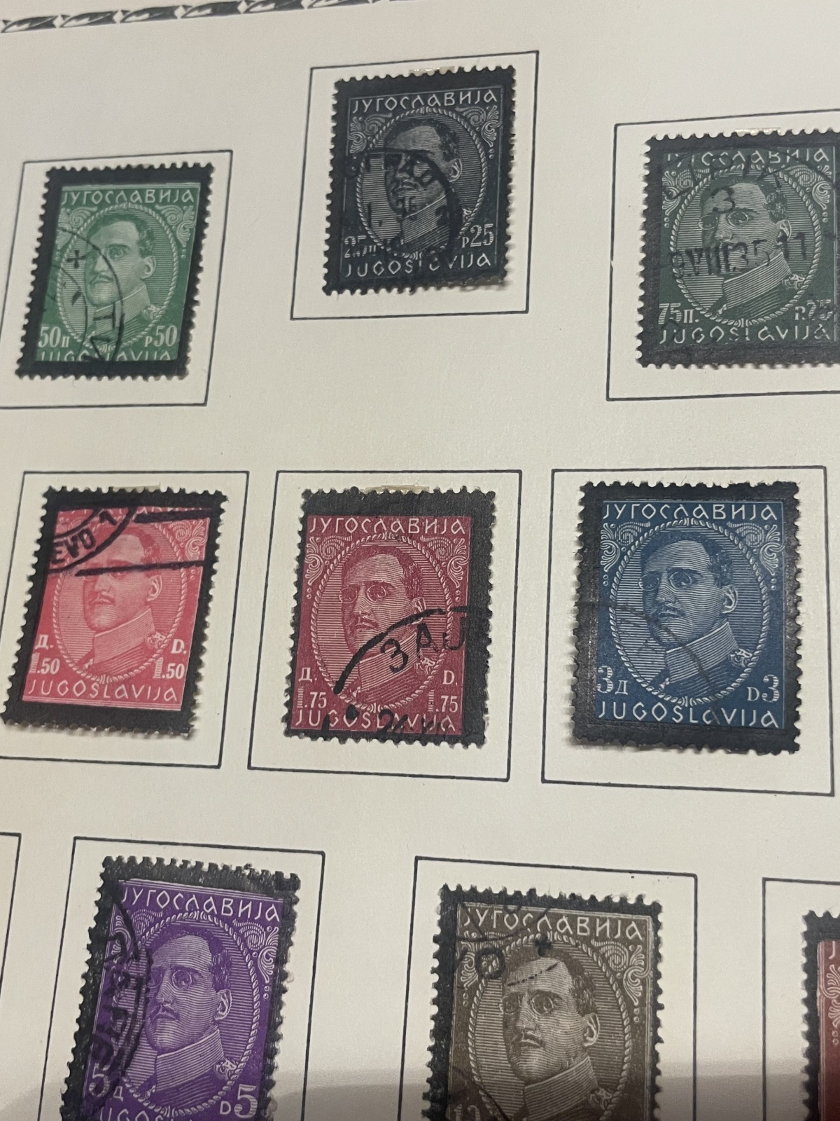 Jugoslawische Briefmarken