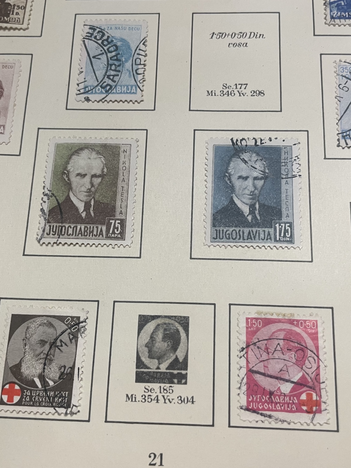 Jugoslawische Briefmarken