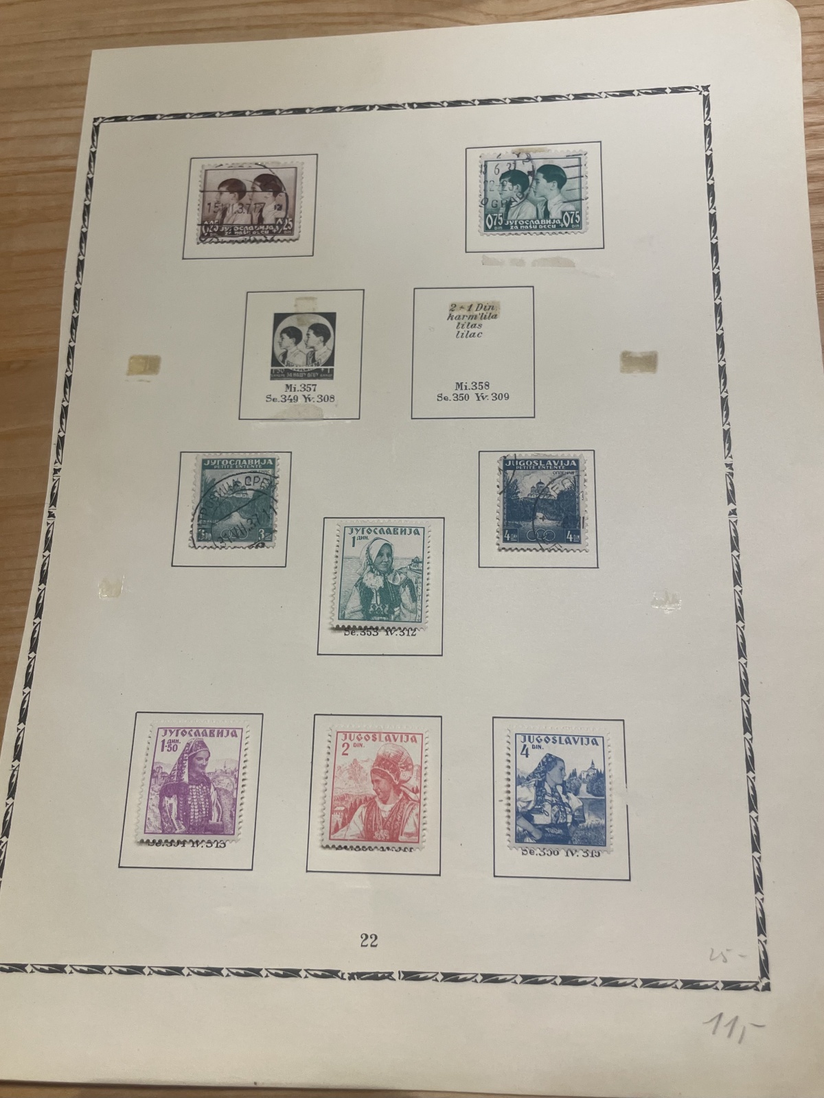 Jugoslawische Briefmarken