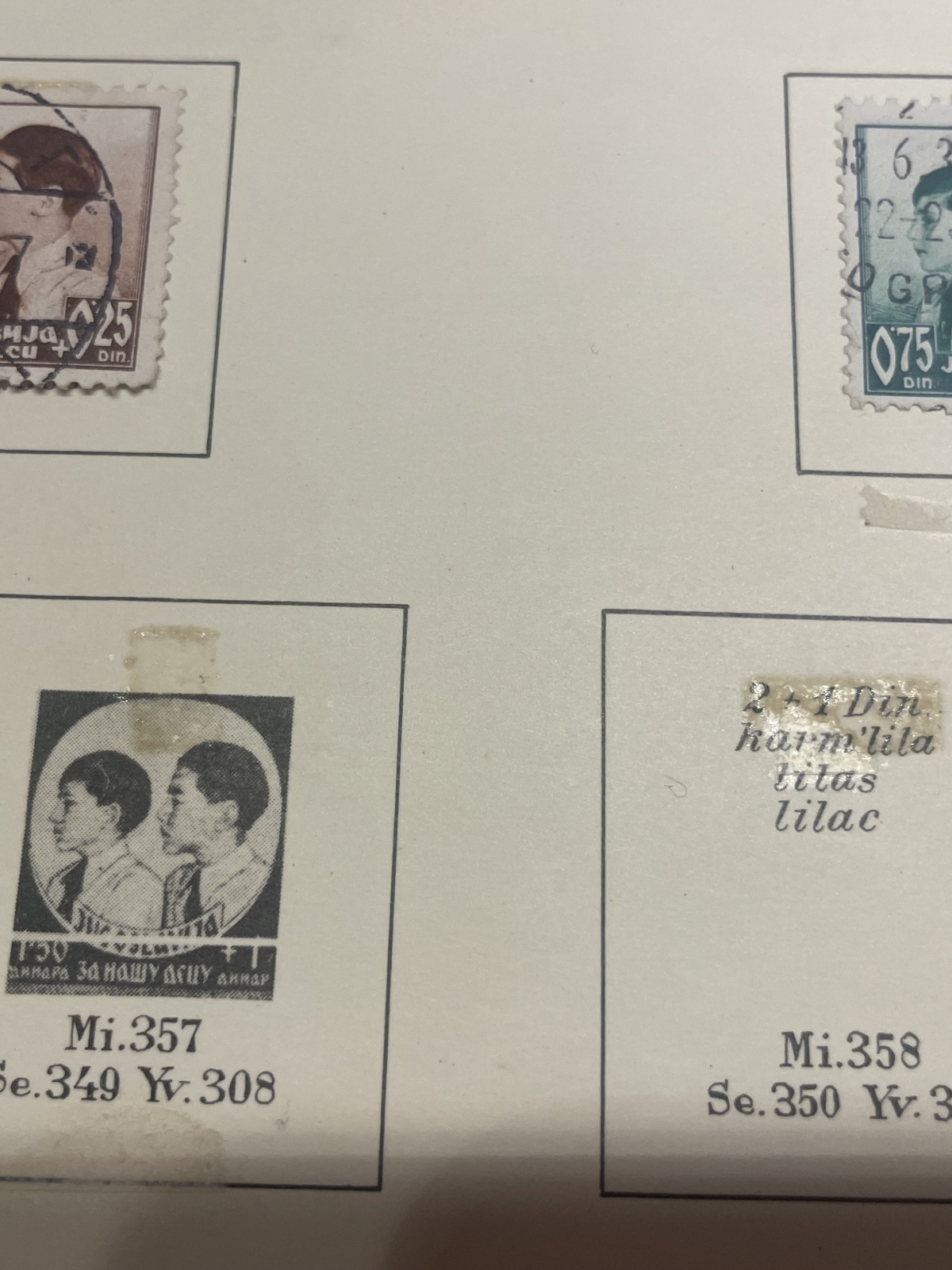 Jugoslawische Briefmarken