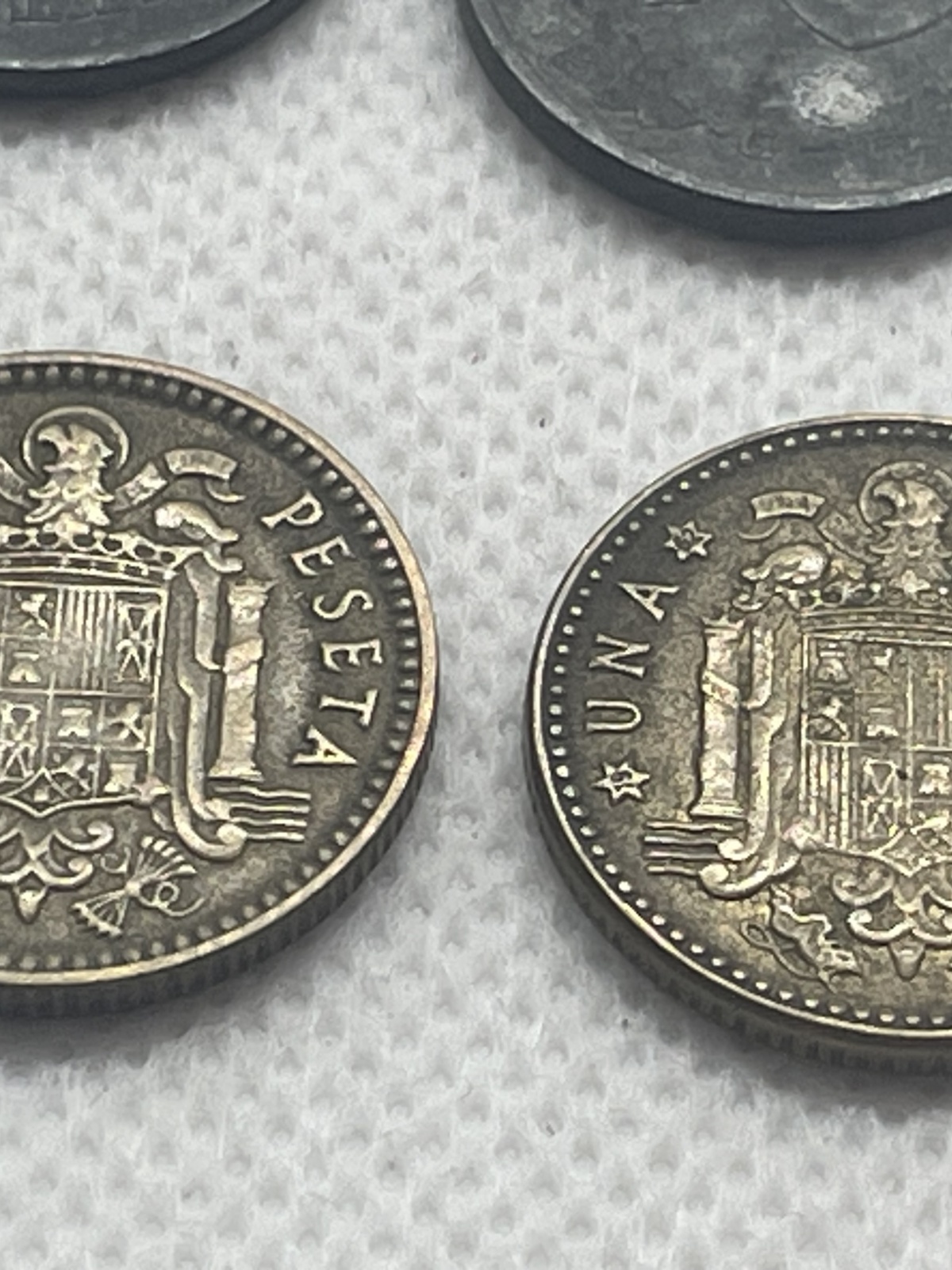 6 versch. alte Münzen 1921, 1942, 1955, 1963