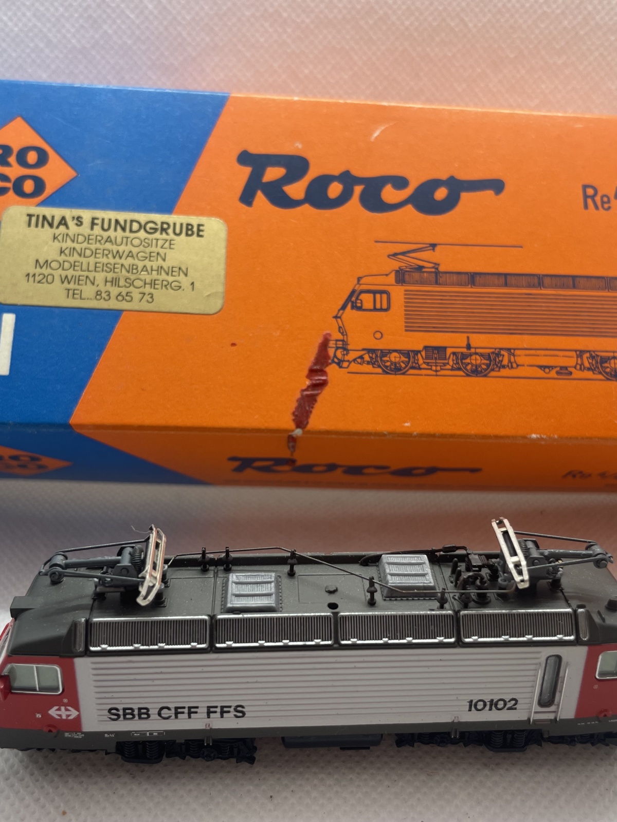 E-Lokomotive SBBCFF FFS 10102, Roco N 23251