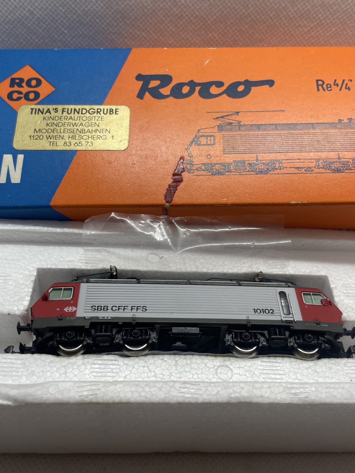 E-Lokomotive SBBCFF FFS 10102, Roco N 23251