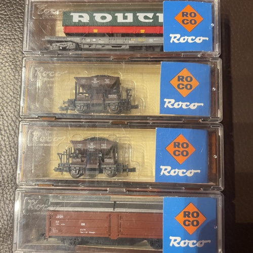 4 Waggons Roco Orginal Verpackung neuwertig