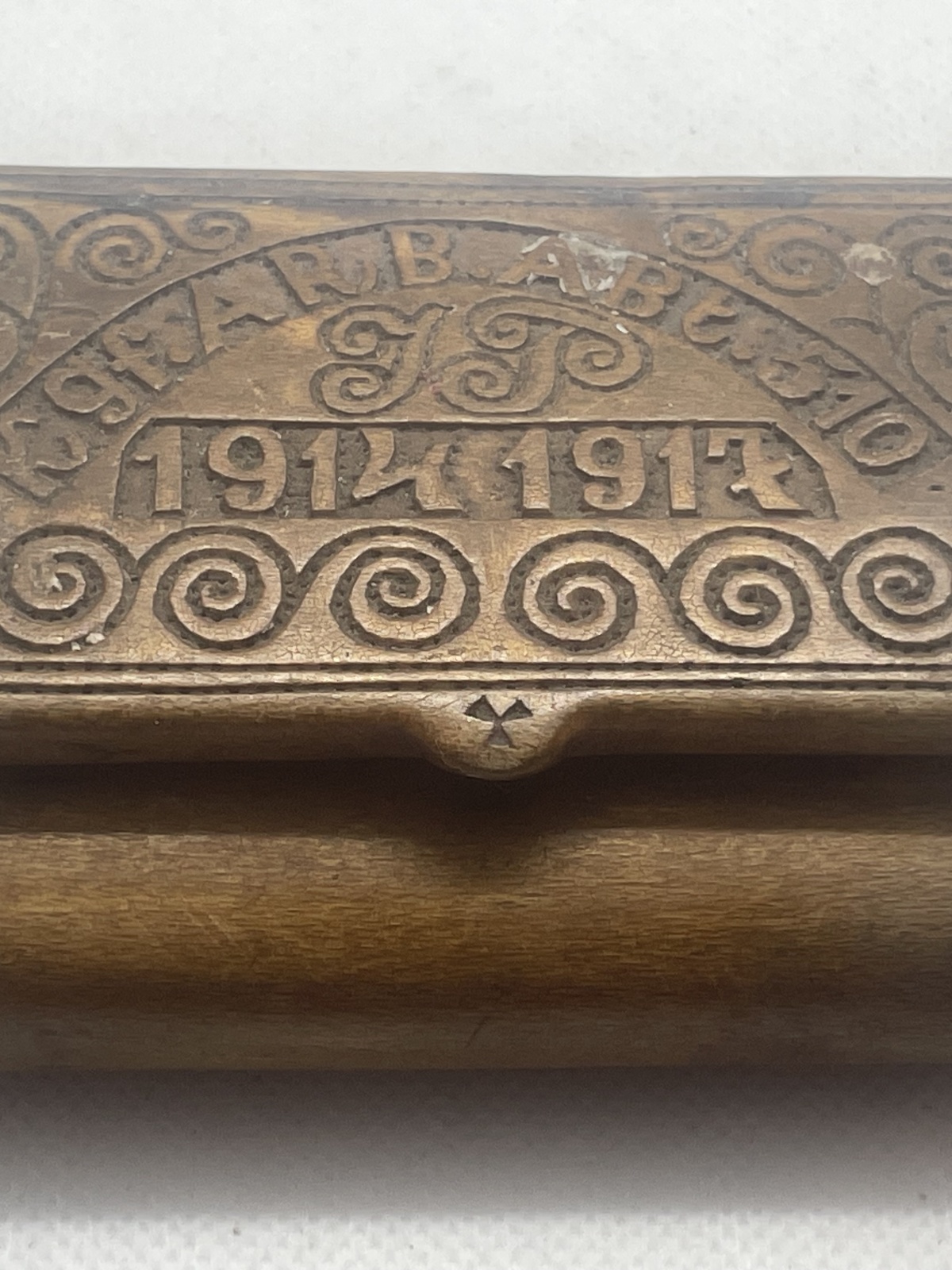 Tabakdose aus dem 1.Weltkrieg - Kgf.ARB.ARt.510 - 1914 1917