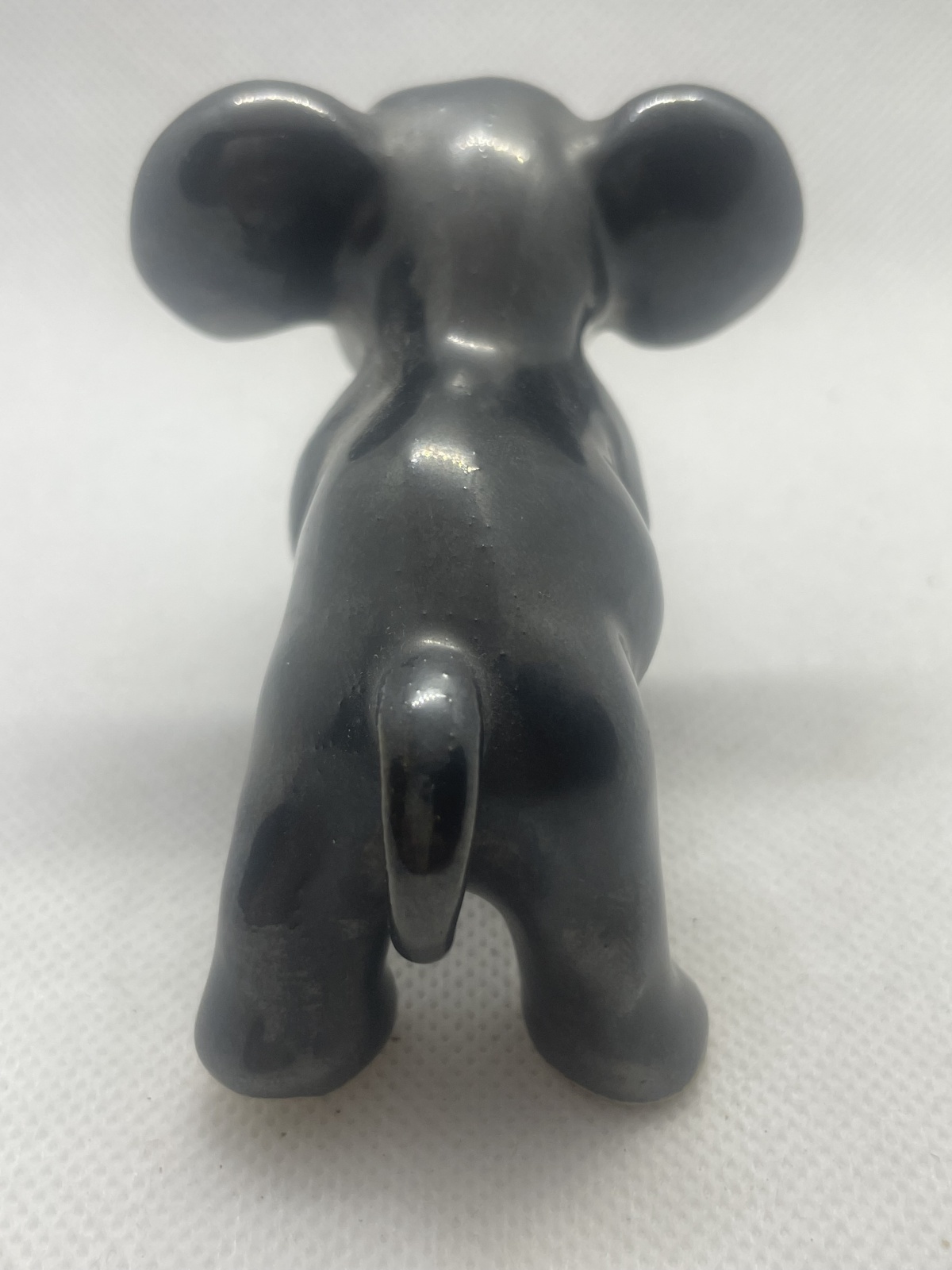 Seltene Mürztaler Keramik - Elefant schwarz