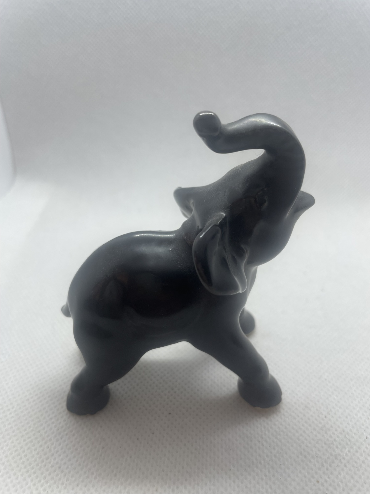 Seltene Mürztaler Keramik - Elefant schwarz