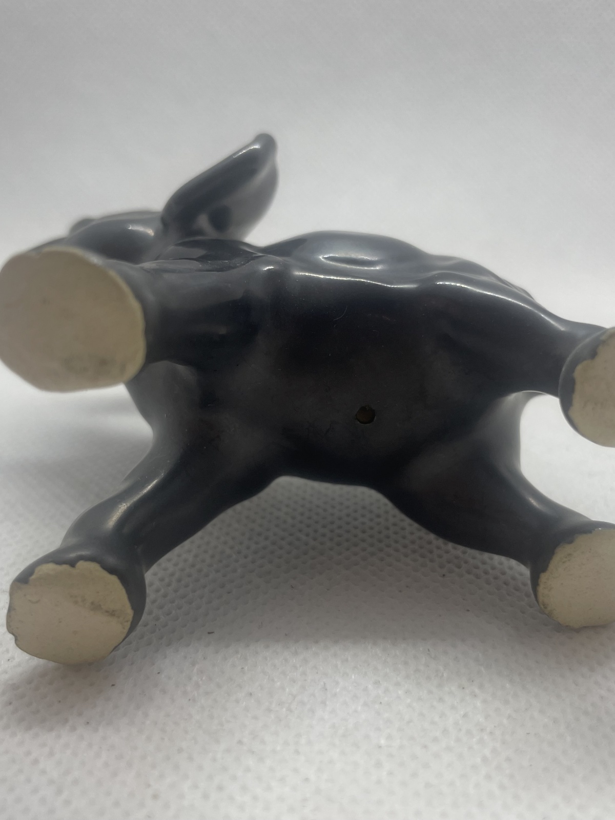Seltene Mürztaler Keramik - Elefant schwarz