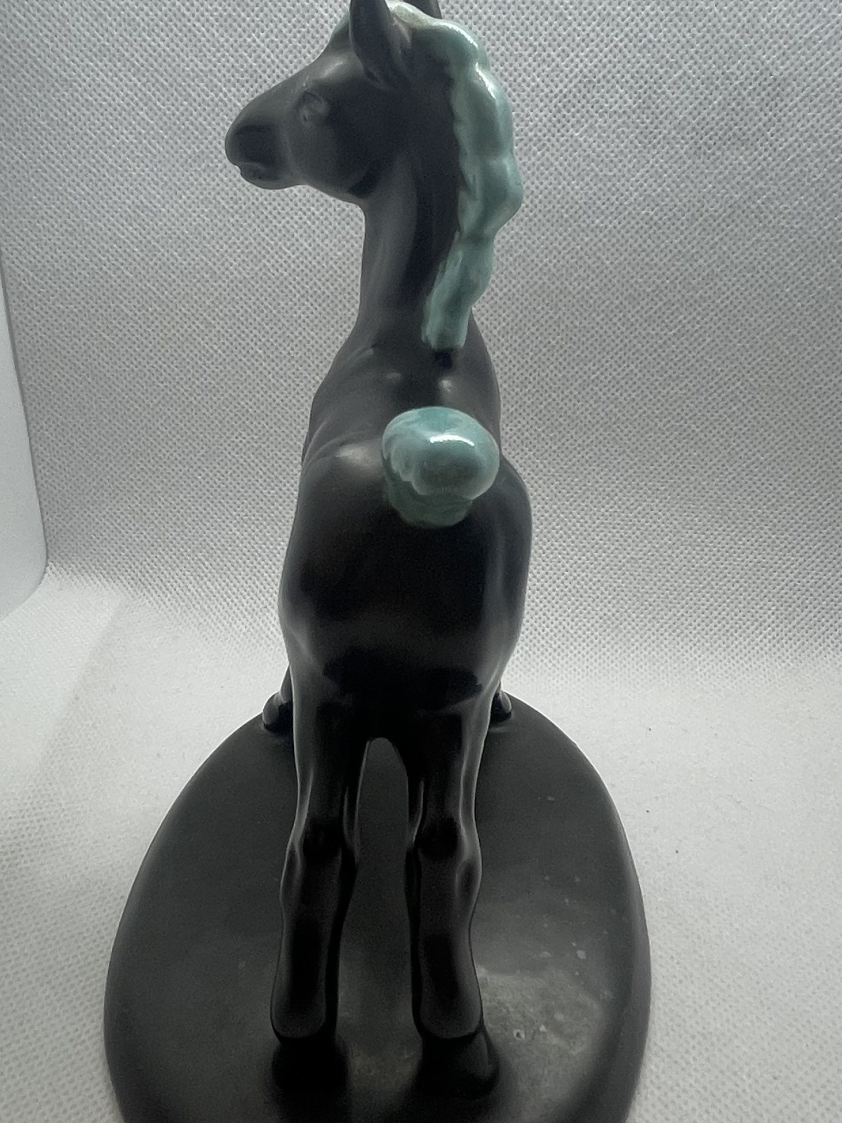 Seltene Mürztaler Keramik - Pferd groß am Sockel