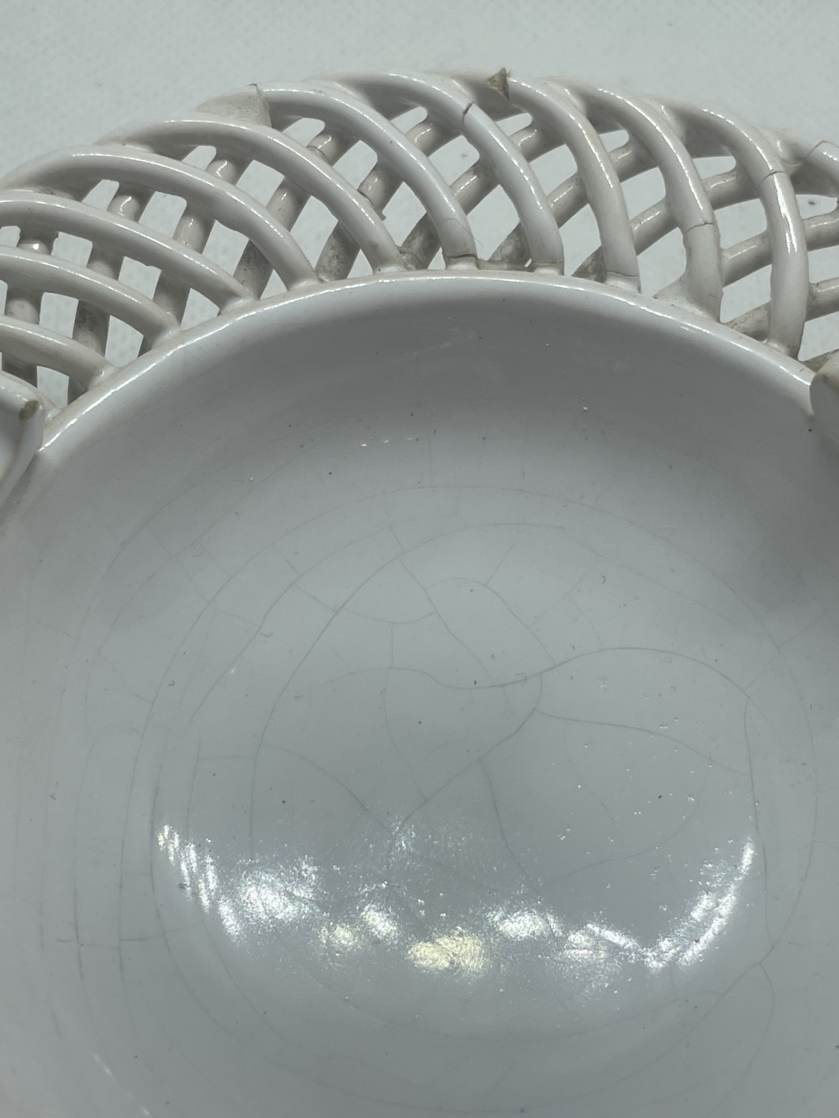 Seltene Mürztaler Keramik - Aschenbecher Flechtkeramik