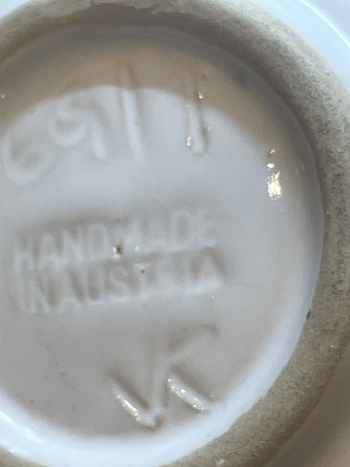 Seltene Mürztaler Keramik - Aschenbecher Flechtkeramik