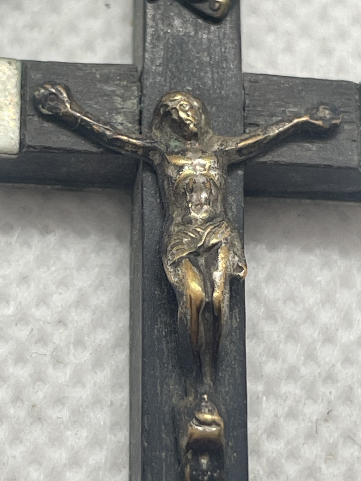 Antiker französischer Rosenkranz mit Zuhang 2.Hälfte 19.Jhdt.