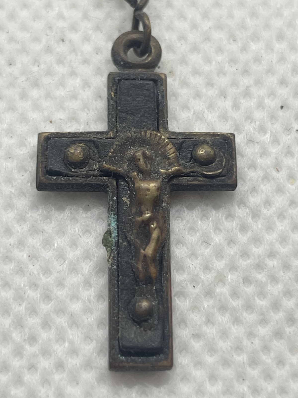 Antiker perlmutt Rosenkranz