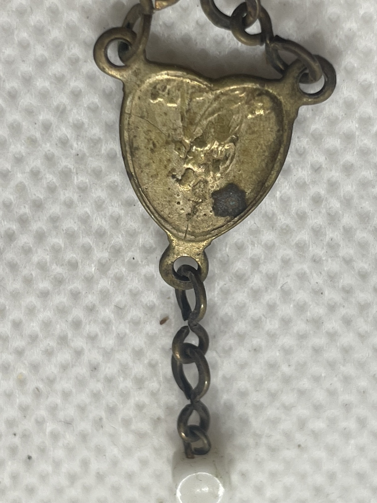 Antiker perlmutt Rosenkranz