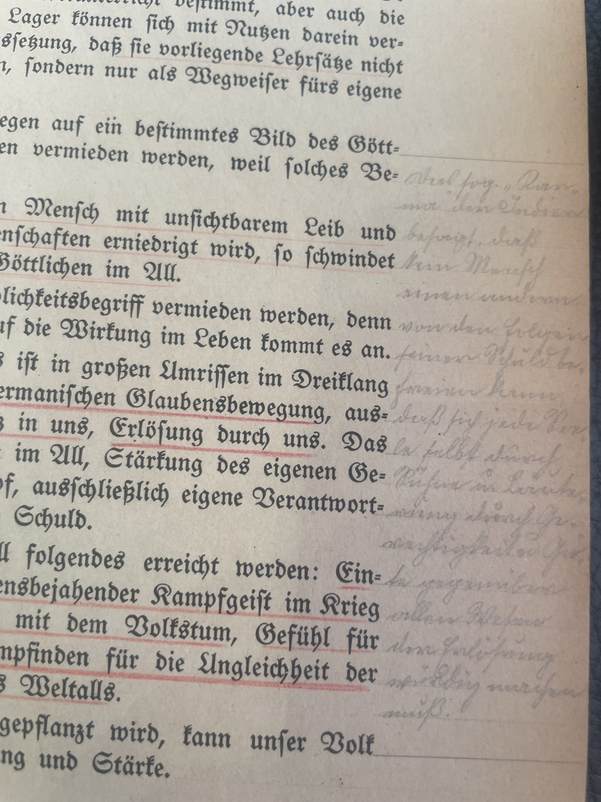 Germanische Glaubenslehre für den Untrricht von Alarich 1928