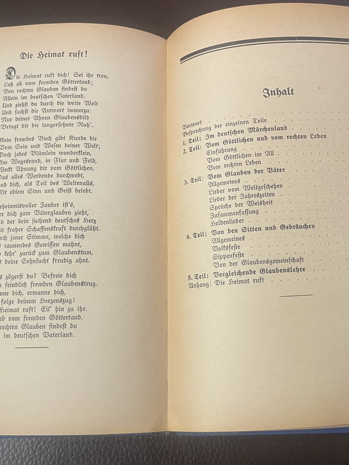 Germanische Glaubenslehre für den Untrricht von Alarich 1928