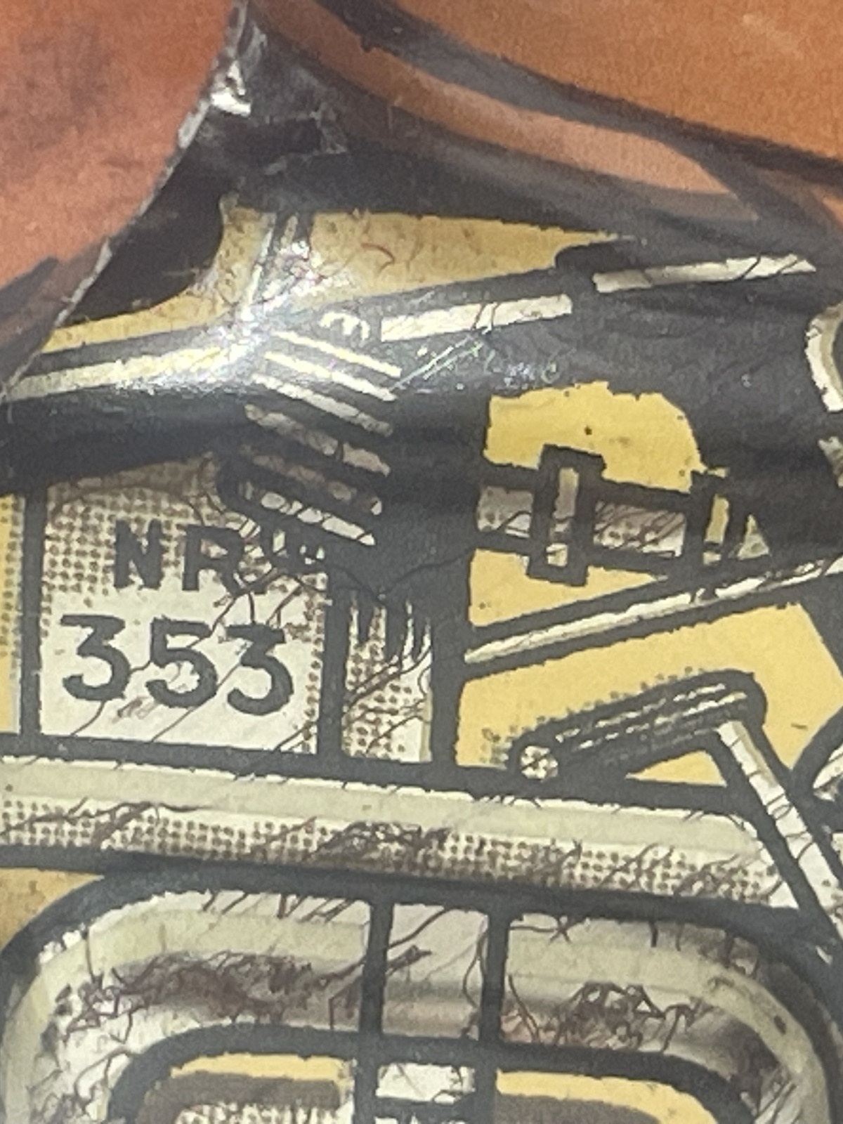 CKO Kellermann Blechspielzeug Motorradfahrer,  Nr.353, 40er Jahren US Zone - mit Schlüssel - fährt!!!