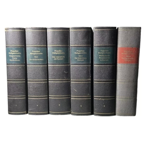 6 stuck Antik Bücher Welt Geschichte