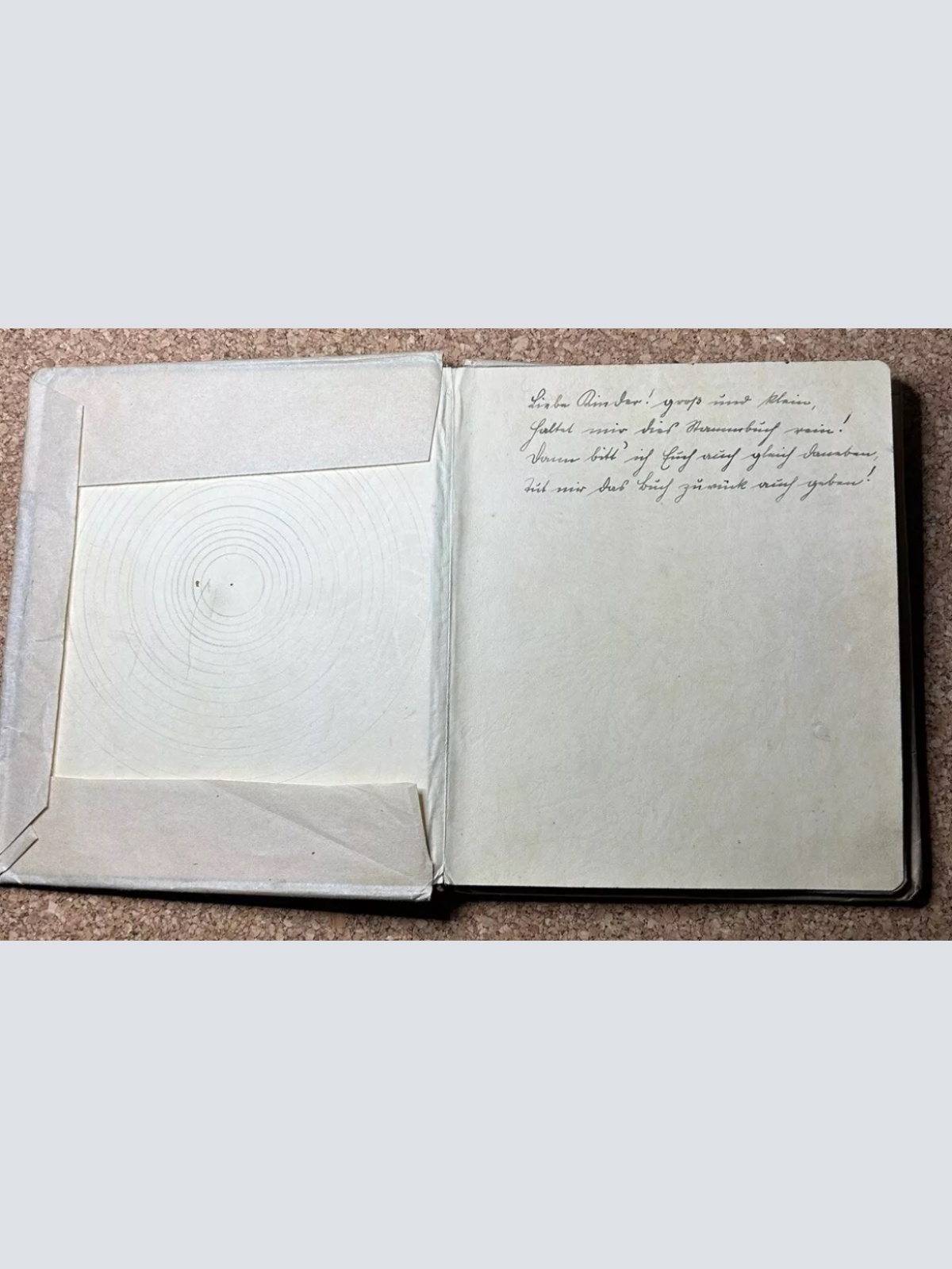 1940er Persönliches Tagebuch einer österreichischen Dichterin und Malerin aus dem 2 Weltkrieg