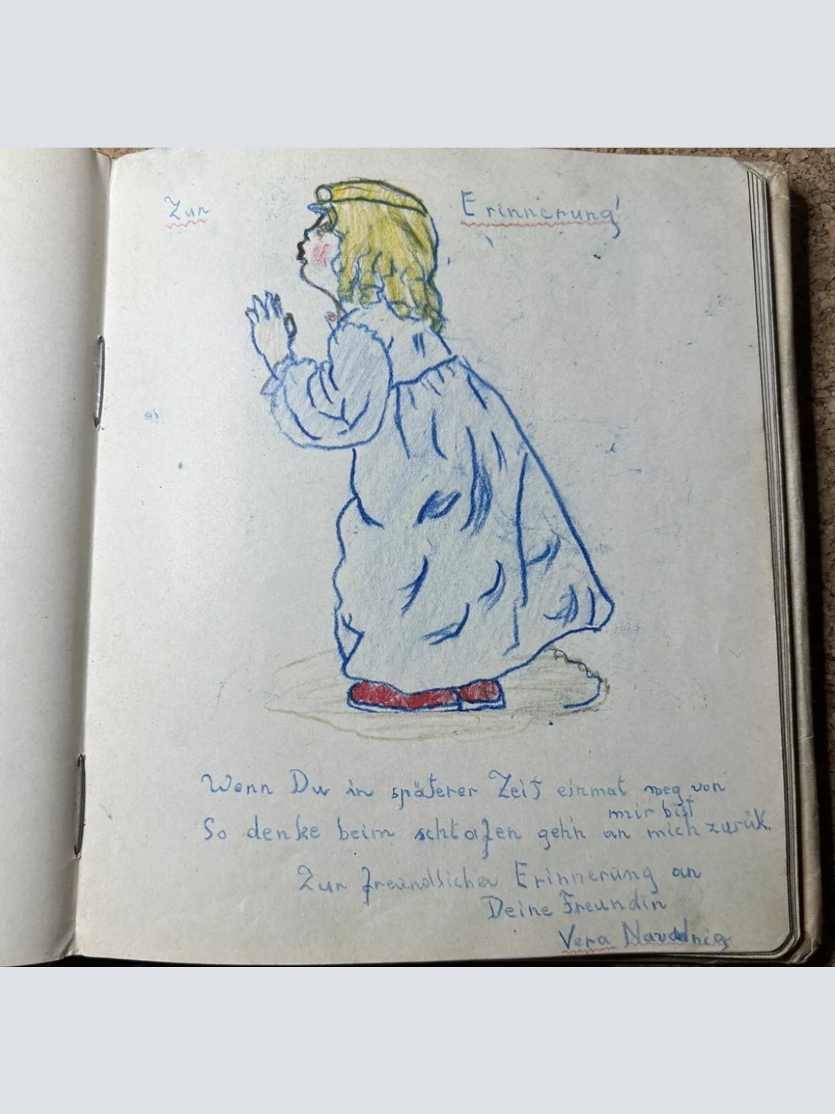 1940er Persönliches Tagebuch einer österreichischen Dichterin und Malerin aus dem 2 Weltkrieg