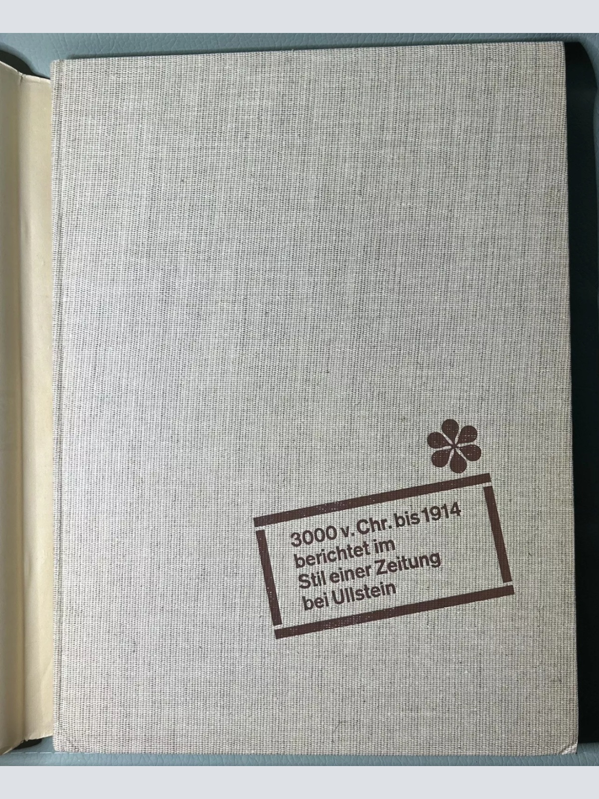 1966 Geschichte der Welt in Zeitungsschlagzeilen Seltenes antikes Buch