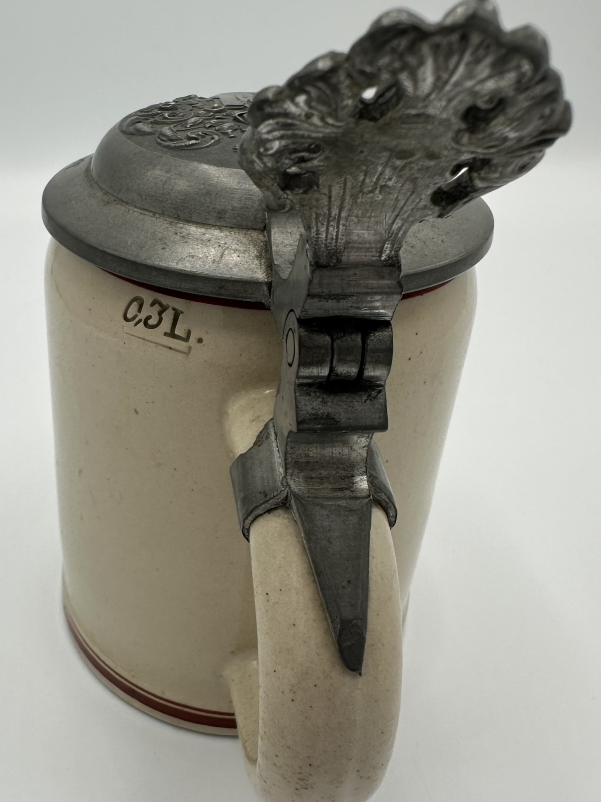 Wunderschöner Studentenkrug von 1908