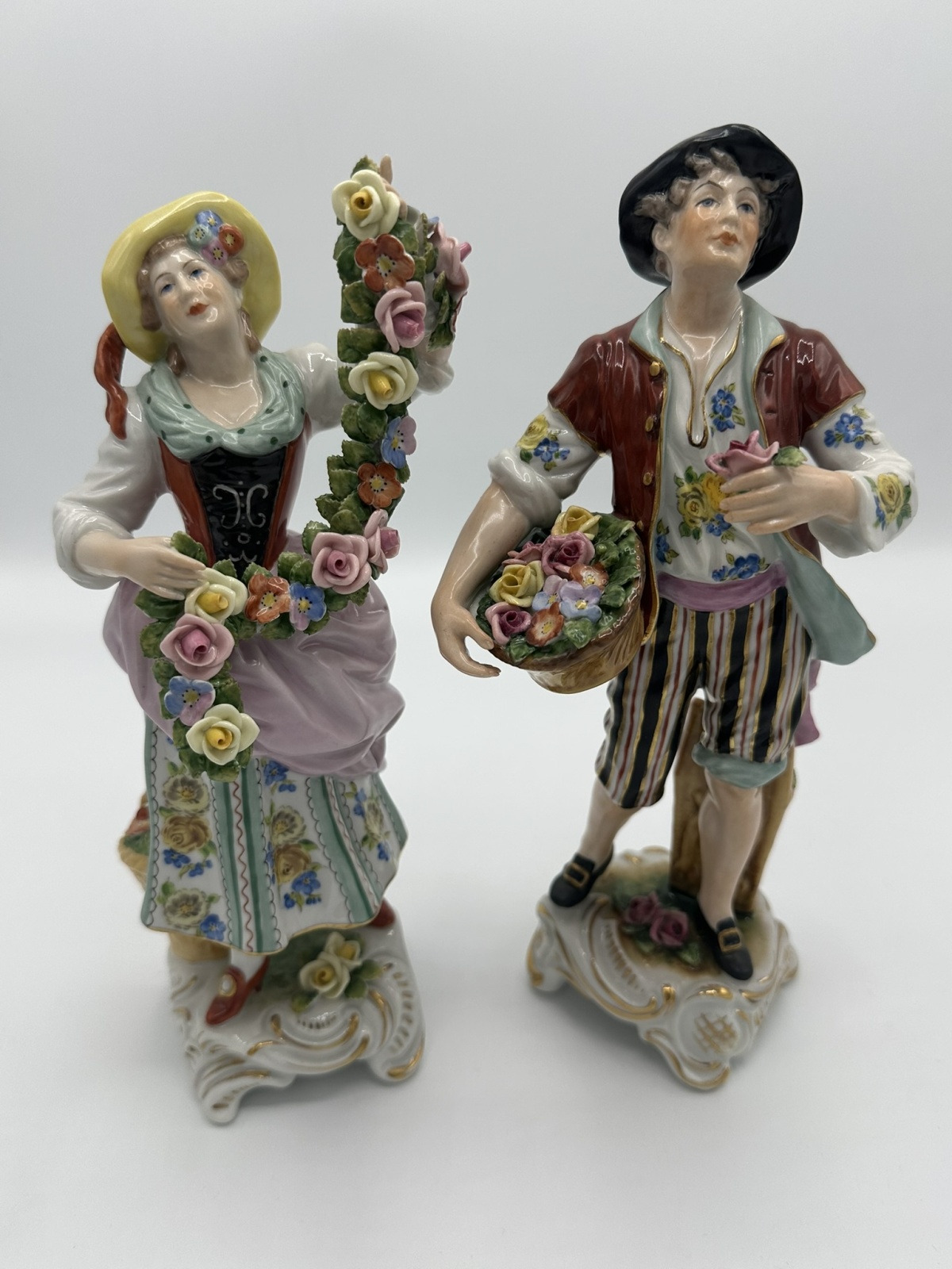 Rudolf Kämmer Figurenpaar "Allegorie des Sommers" 20.Jhdt.