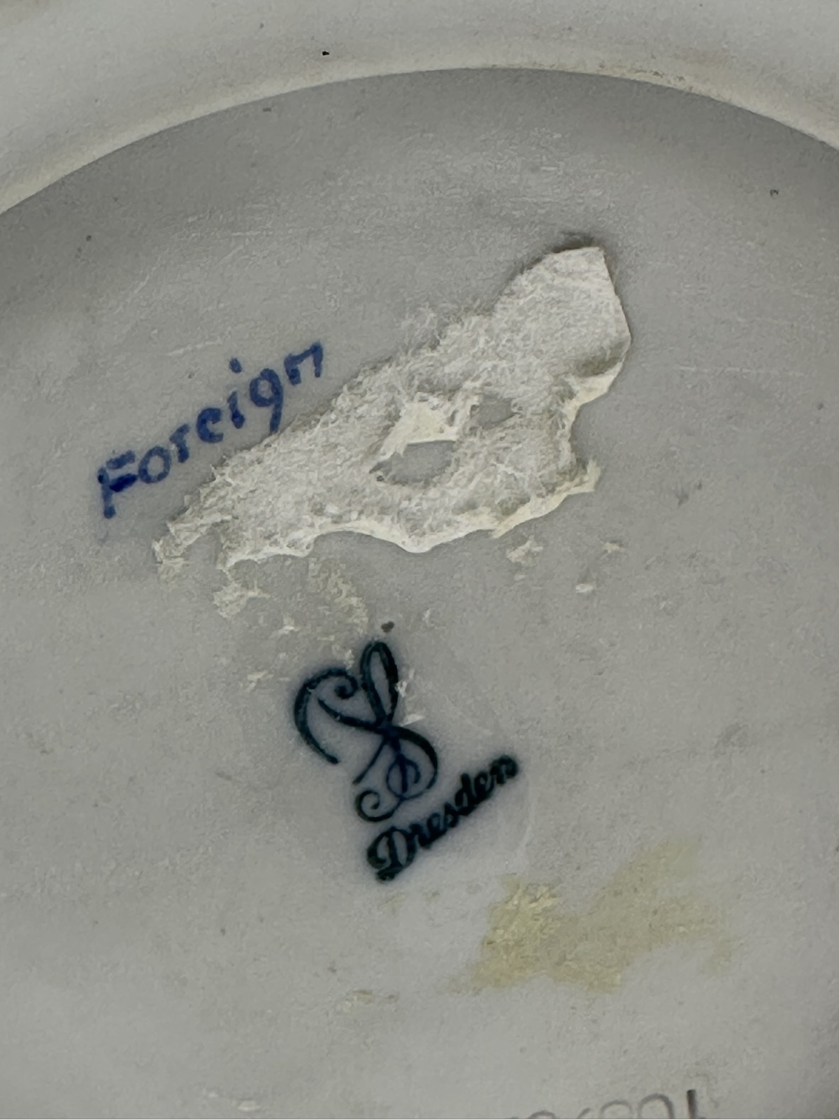 Porzellanfigur Carl Thieme Dresden Potschappel