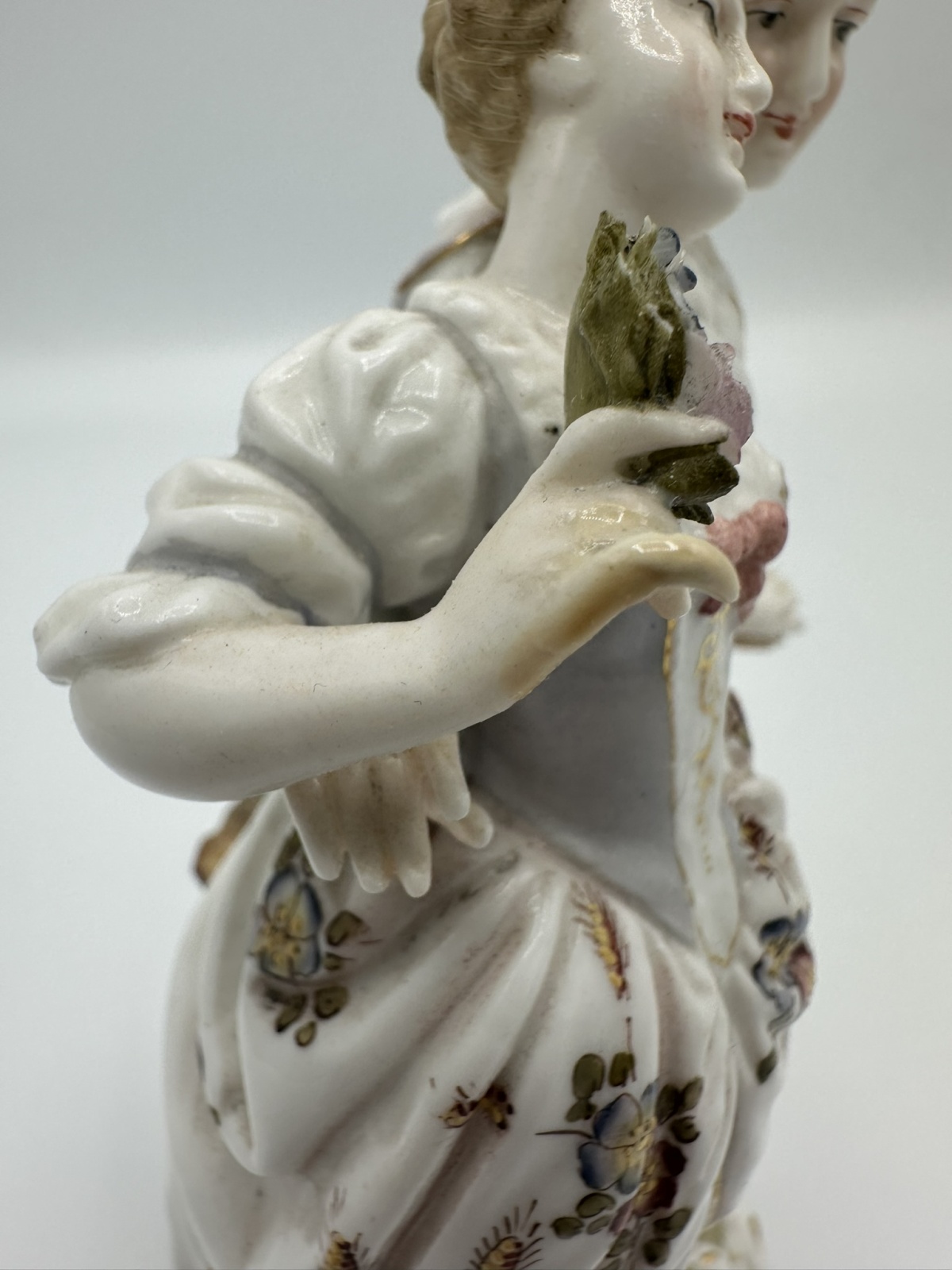 Antike Porzellan Figur tanzendes Pärchen Rudolstadt Volkstedt Eckert Thüringen