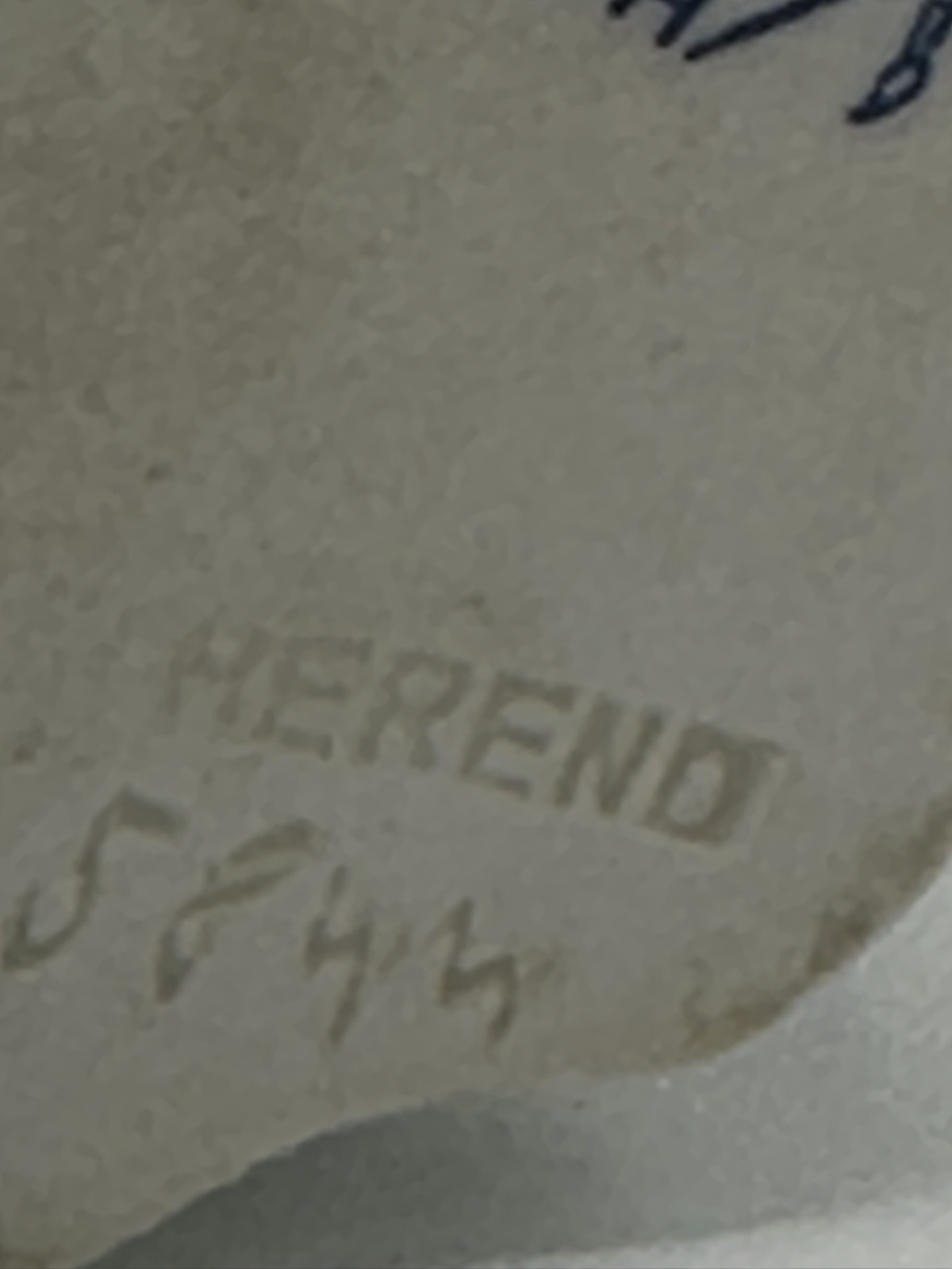 Herend Mädchen mit Puppe/60er Jahre