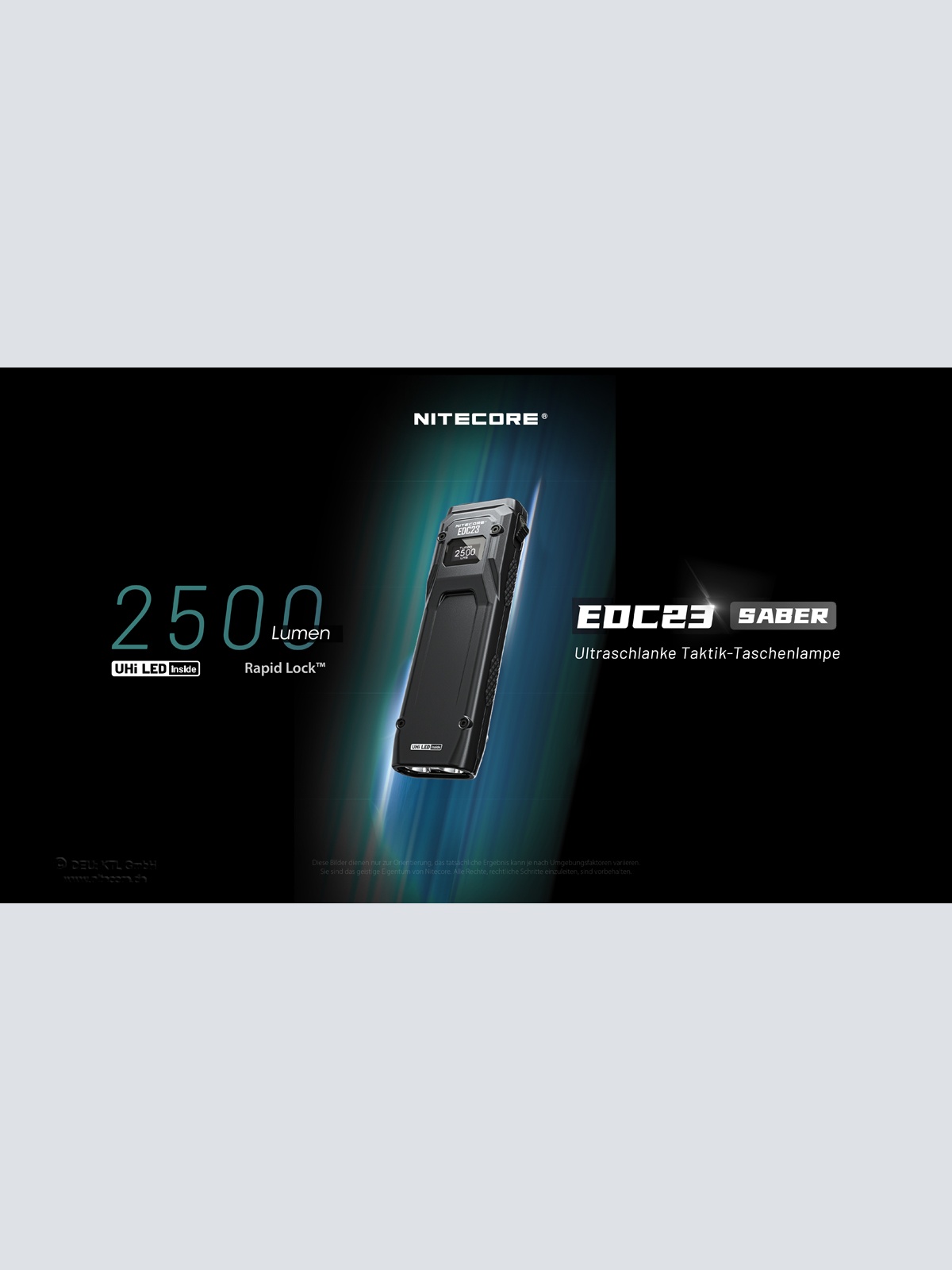 Taschenlampe Nitecore EDC 23 2500 Lumen