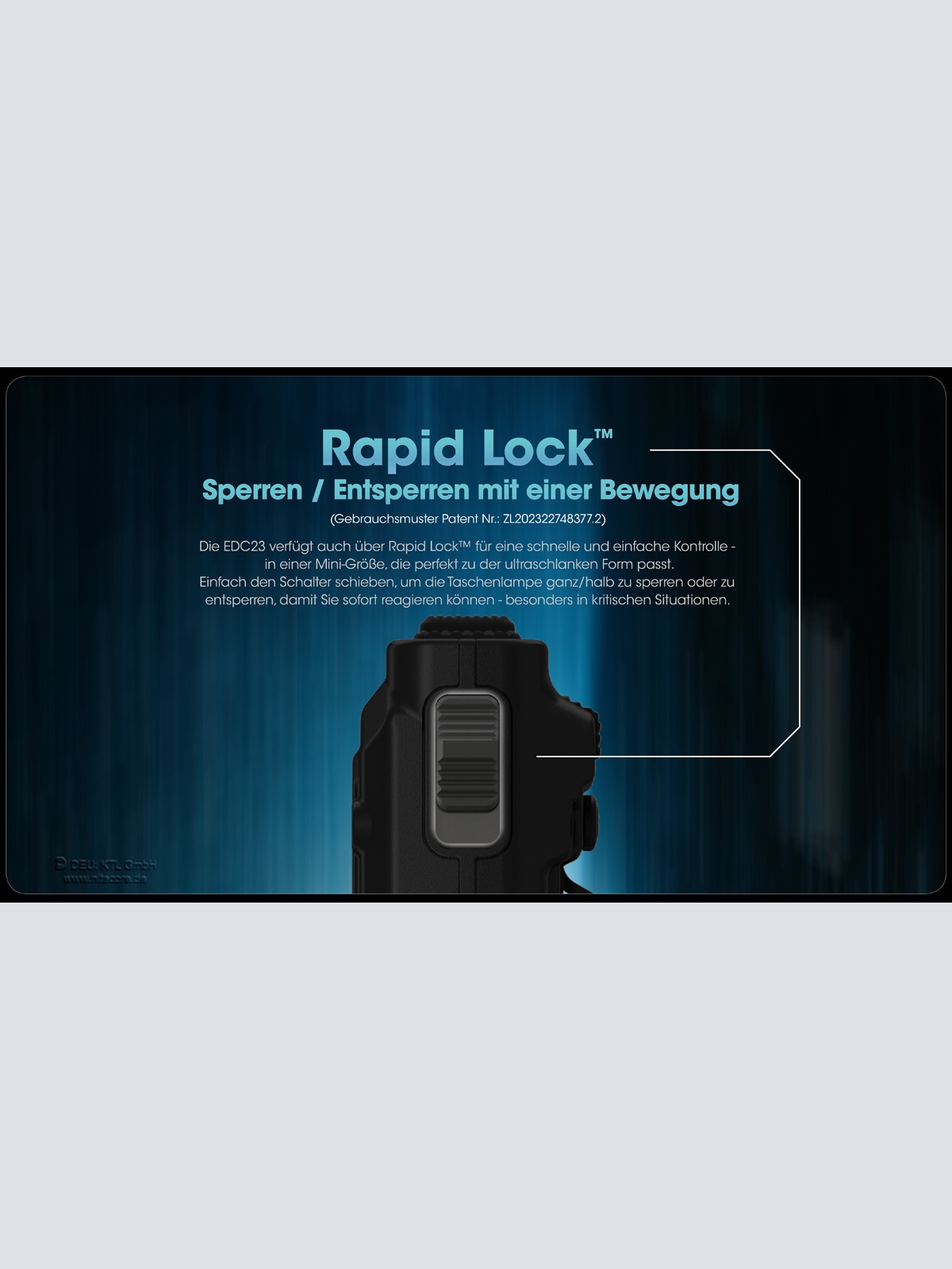 Taschenlampe Nitecore EDC 23 2500 Lumen