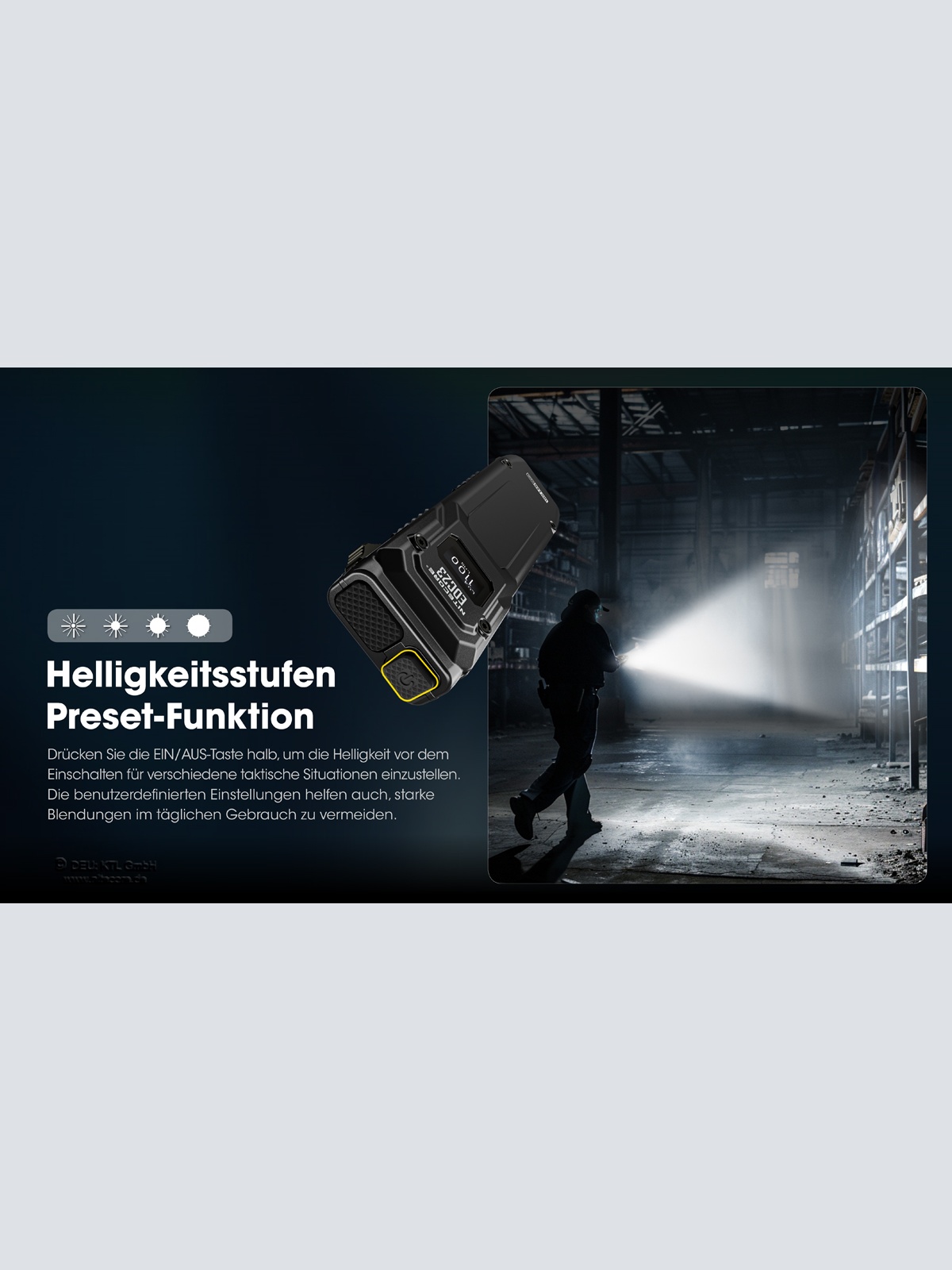 Taschenlampe Nitecore EDC 23 2500 Lumen